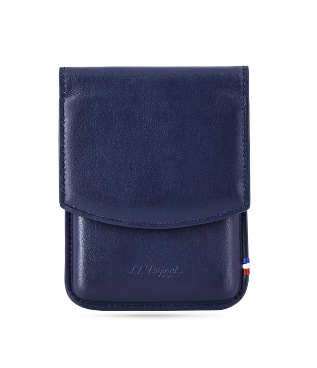 S.T. Dupont Cigarillos Case Blue Leather