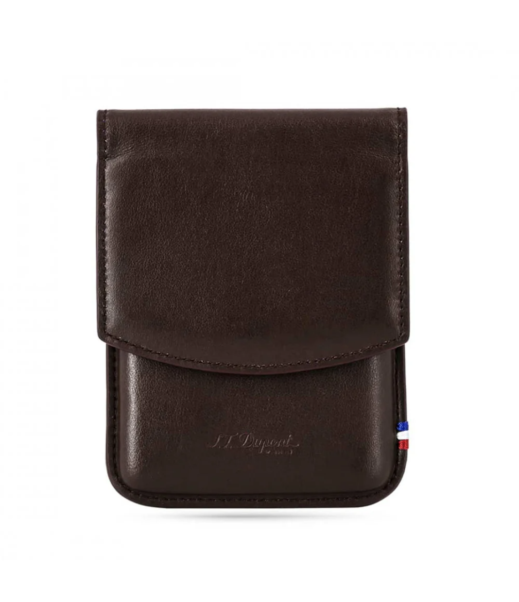 S.T. Dupont Cigarillos Case Brown Leather