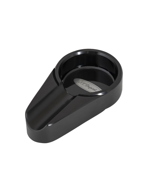 S.T. Dupont Black Aluminium Ashtray now available at Au Cigars.