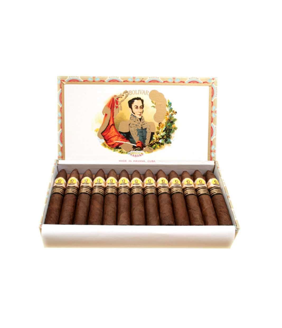 Bolivar Petit Belicosos Edicion Limitada 2009 Cigar Box of 25 close-up from AuCigars, premium Cuban cigar