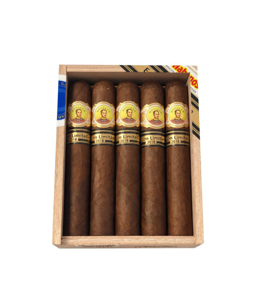 Bolivar Soberano Limited Edition 2018 Cigar Box of 10 close-up from AuCigars, premium Cuban cigar
