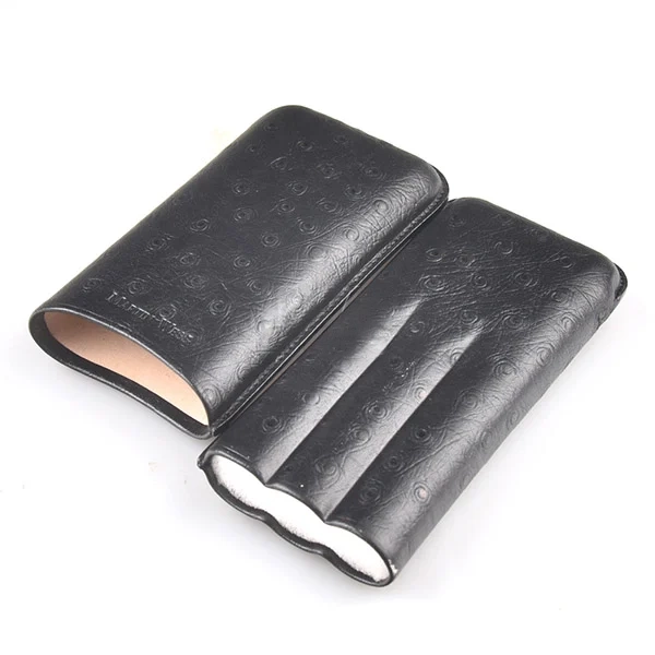 Martin Wess Ostrich Style Goatskin Cigar Case