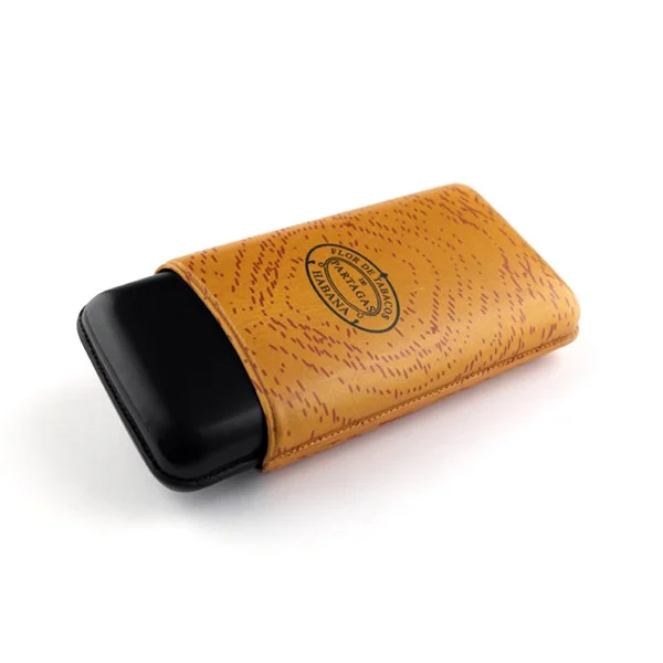 PartagÌs Leather Triple Cigar Case