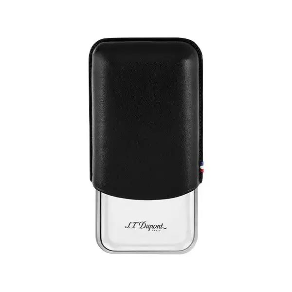 S.t. Dupont Leather Triple Cigar Case