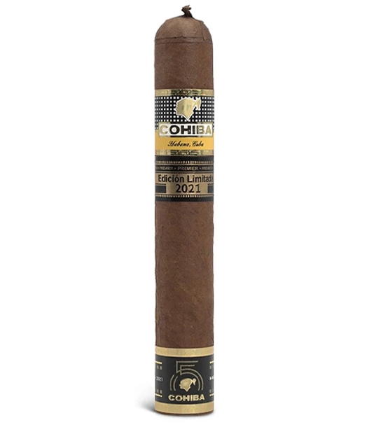 Cohiba 55 Aniversario Limited Edition 2021 Cigar close-up from AuCigars, premium Cuban cigar