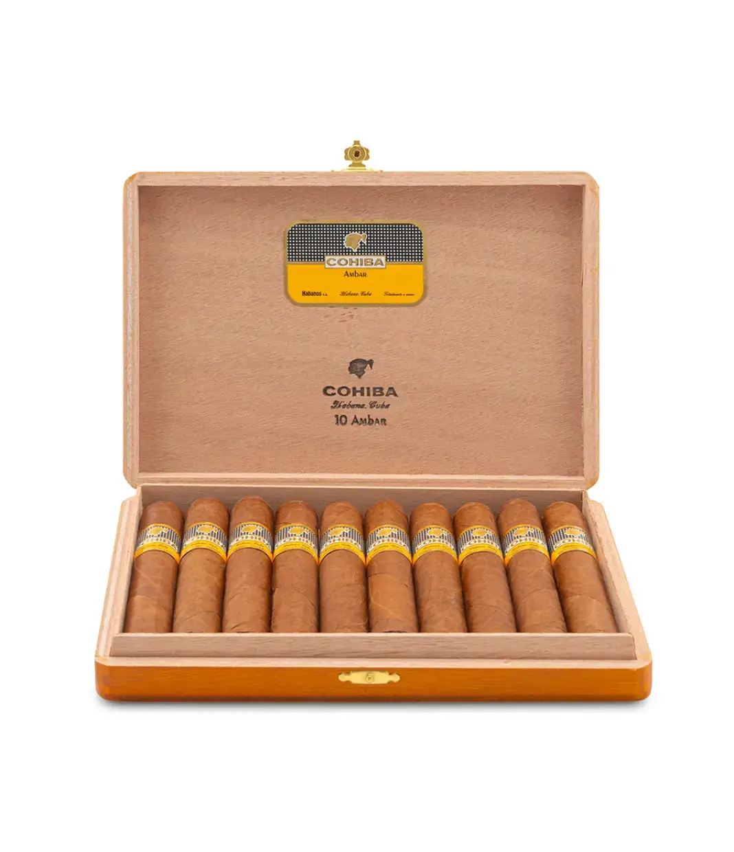 Cohiba Ambar Cigar Box View 2 from AuCigars, premium Cuban cigar