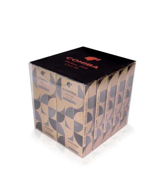 Cohiba Club 2021 Edition Cigar Box of 10 X 10 close-up from AuCigars, premium Cuban cigar