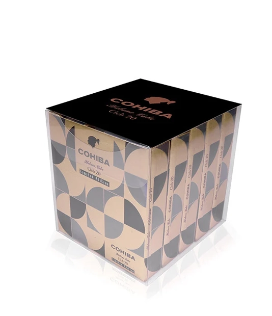 Cohiba Club 2021 Edition Cigar Box of 20 X 5 close-up from AuCigars, premium Cuban cigar