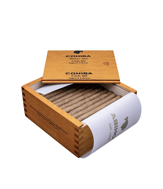 Cohiba Club 60 Limited Edition Cigar Box of 60 close-up from AuCigars, premium Cuban cigar