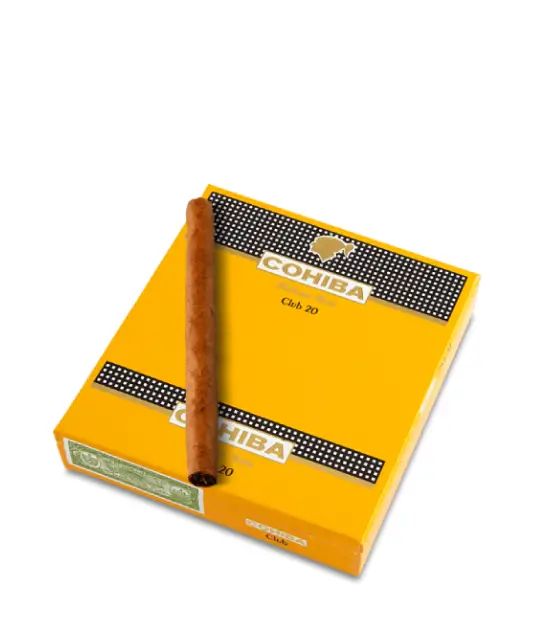 Cohiba Club 20 Pack Cigar Box View 2 from AuCigars, premium Cuban cigar