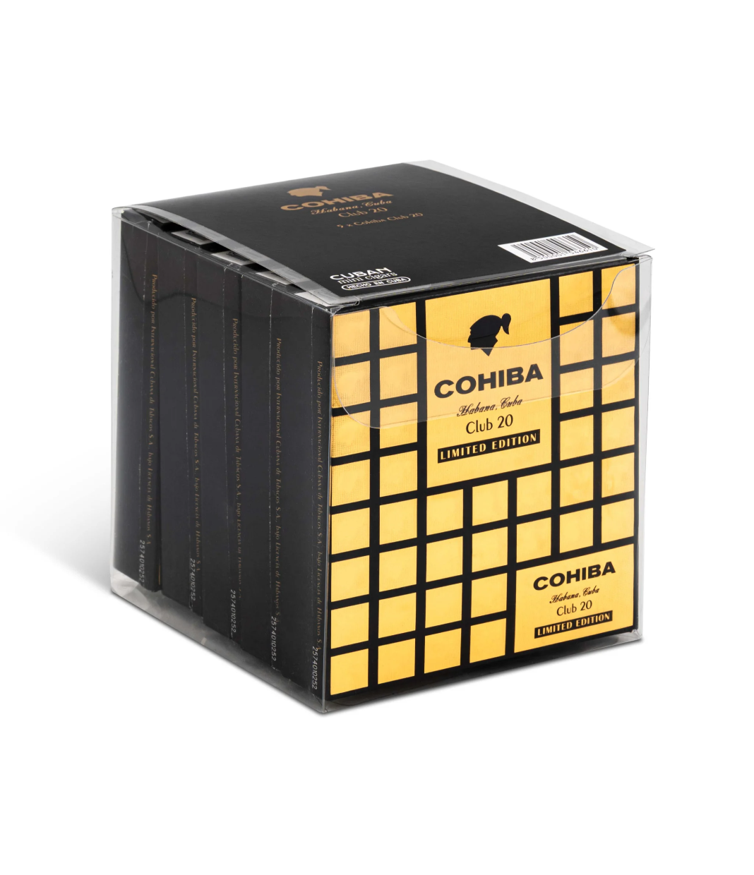 Cohiba Club 2024 Edition Cigar Box of 20 X 5 close-up from AuCigars, premium Cuban cigar