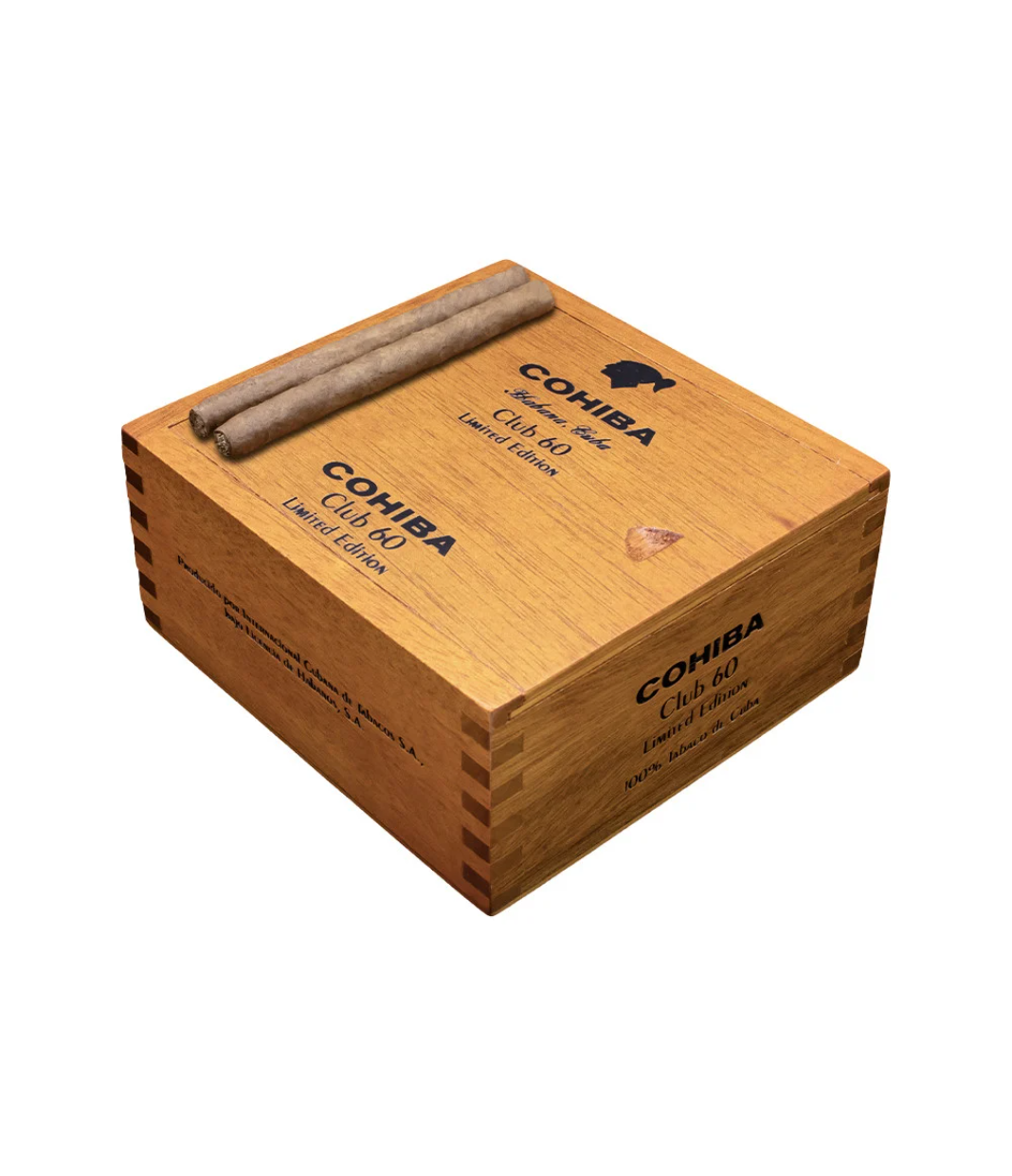 Cohiba Club 60 2024 Limited Edition Cigar Box of 1 close-up from AuCigars, premium Cuban cigar