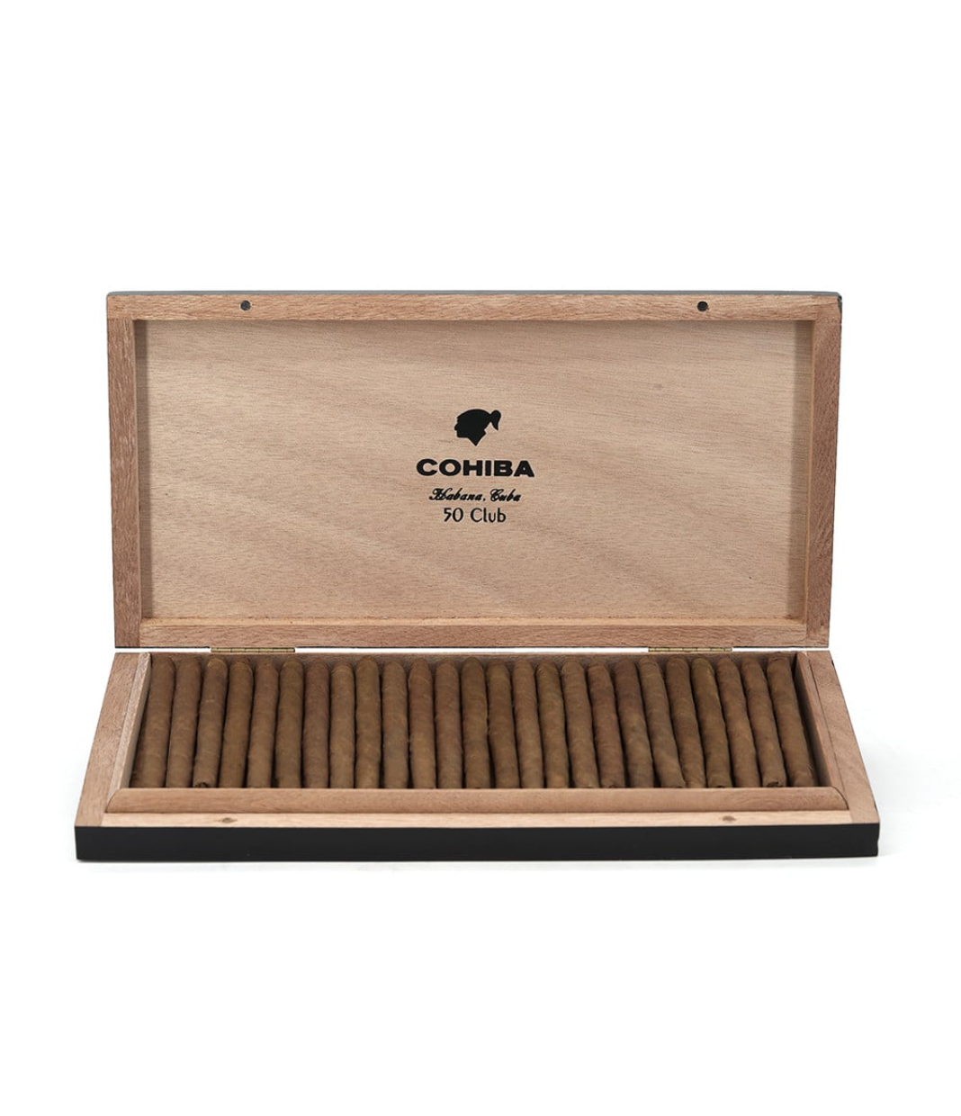 Cohiba Club Humidor Limited Edition Cigar Box of Box of 50 close-up from AuCigars, premium Cuban cigar