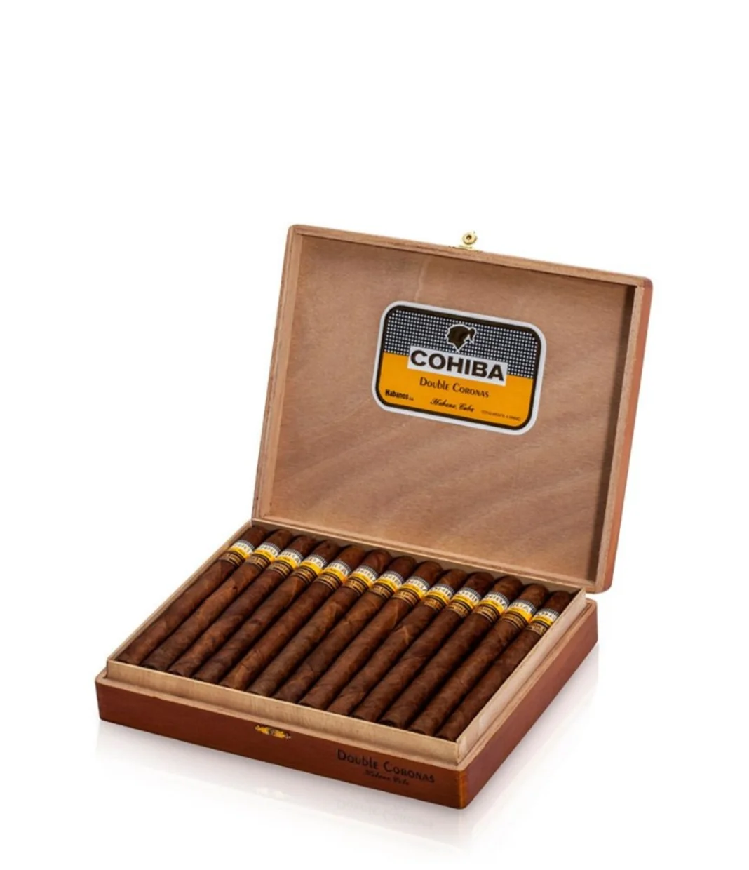 Cohiba Double Coronas Edicion Limitada 2003 Cigar Box of 25 close-up from AuCigars, premium Cuban cigar