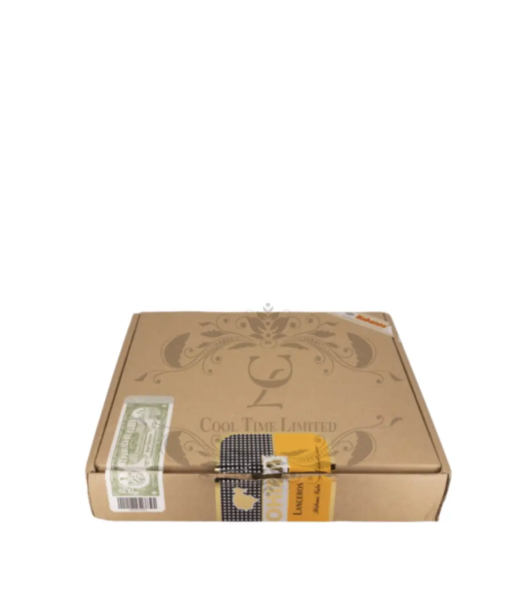 Cohiba Lanceros VIP White Box Cigar Box View 2 from AuCigars, premium Cuban cigar