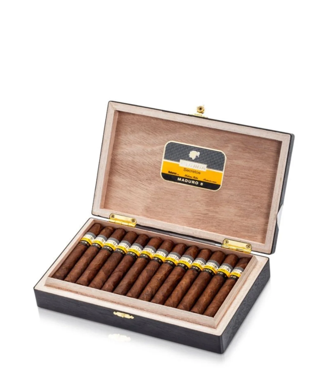 Cohiba Maduro 5 Secretos Cigar Box of 10 close-up from AuCigars, premium Cuban cigar