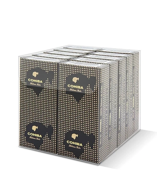 Cohiba Mini 2019 Edition Cigar Box of 10 close-up from AuCigars, premium Cuban cigar