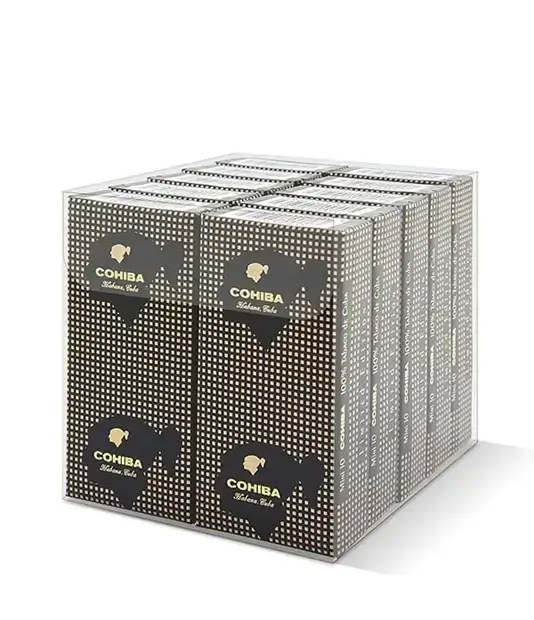 Cohiba Mini 2019 Edition Cigar Box of 10 X 10 close-up from AuCigars, premium Cuban cigar