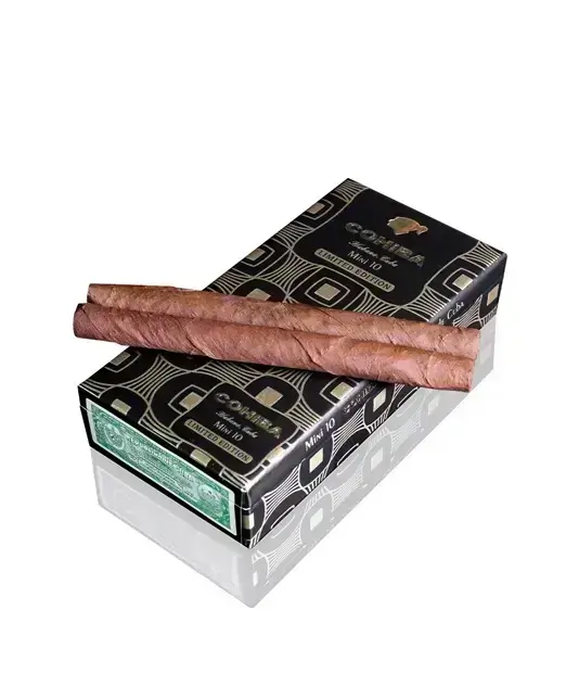 Cohiba Mini 2022 Edition Cigar Box of 10 X 10 close-up from AuCigars, premium Cuban cigar
