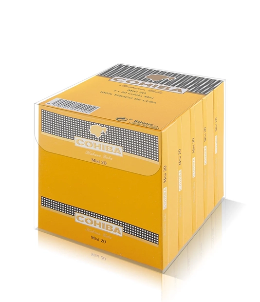 Cohiba Mini Cigar Box of 20 X 5 close-up from AuCigars, premium Cuban cigar