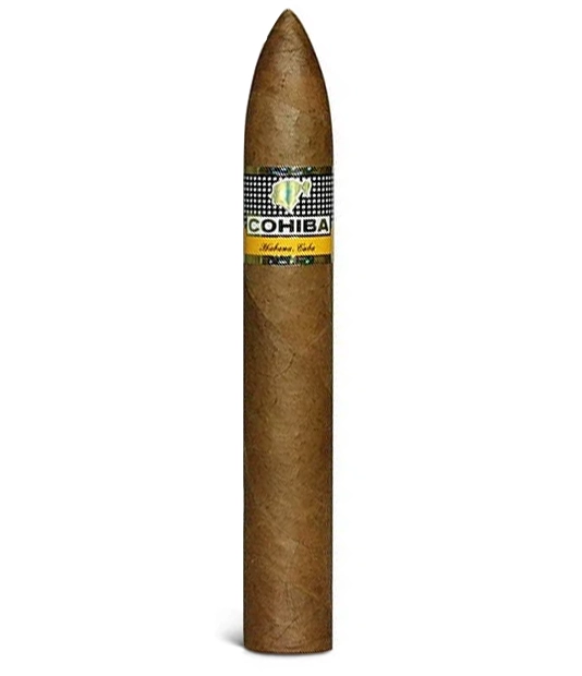 Cohiba Piramides Extra 2012 Cigar close-up from AuCigars, premium Cuban cigar