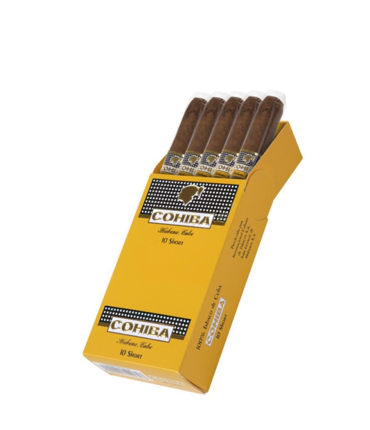 Cohiba Short 10 Pack Cigar Box View 2 from AuCigars, premium Cuban cigar