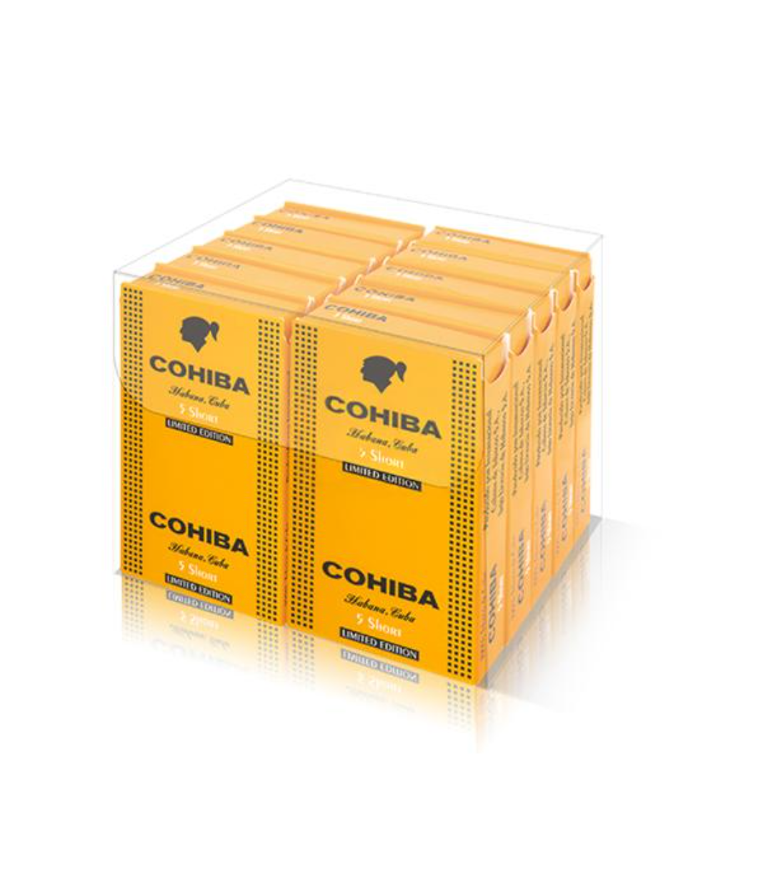 Cohiba Short 2020 Edition Cigar Box of 50 close-up from AuCigars, premium Cuban cigar