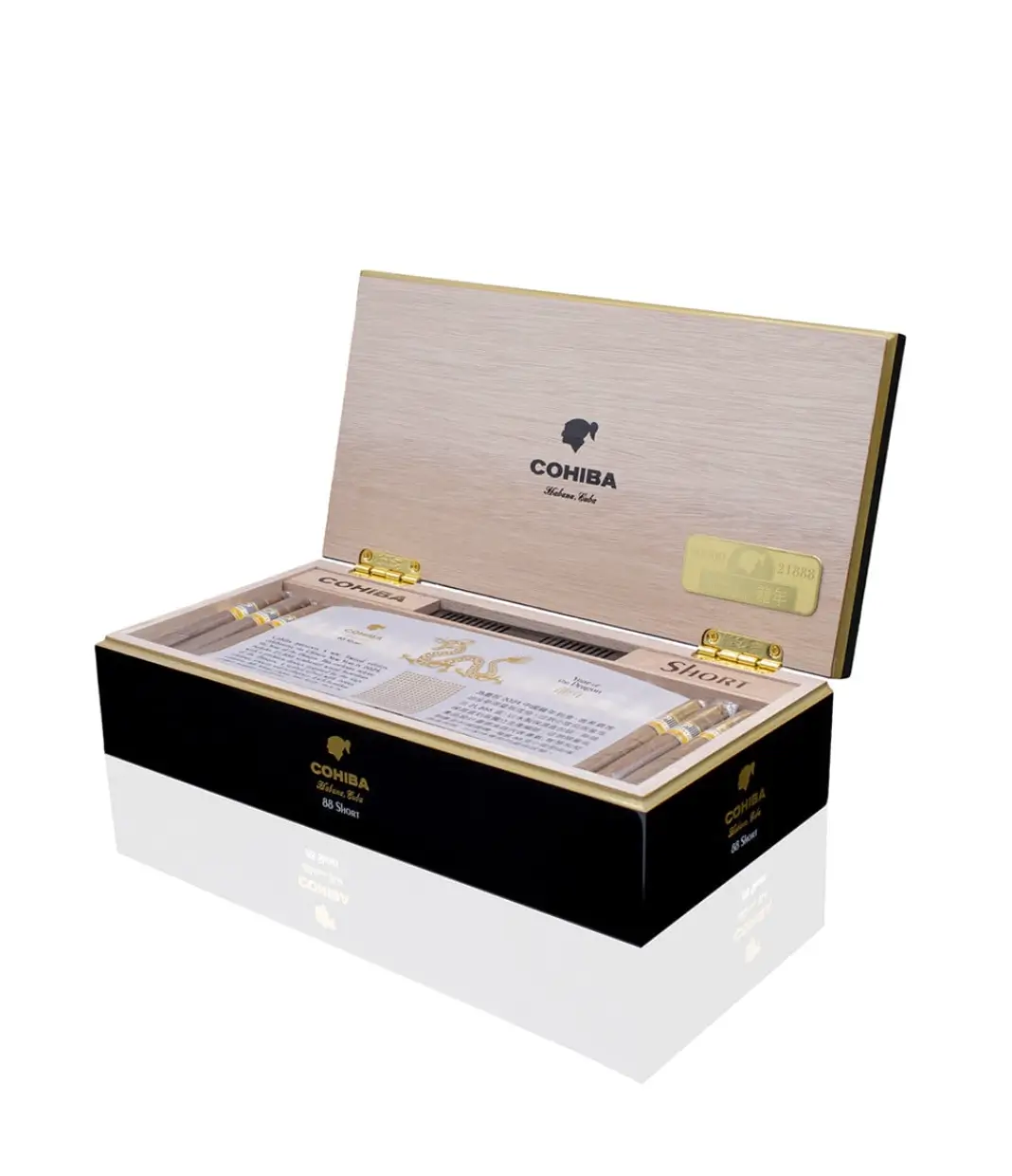 Cohiba Short Year Of The Dragon 2024 Limited Edition Cigar Box View 2 from AuCigars, premium Cuban cigar