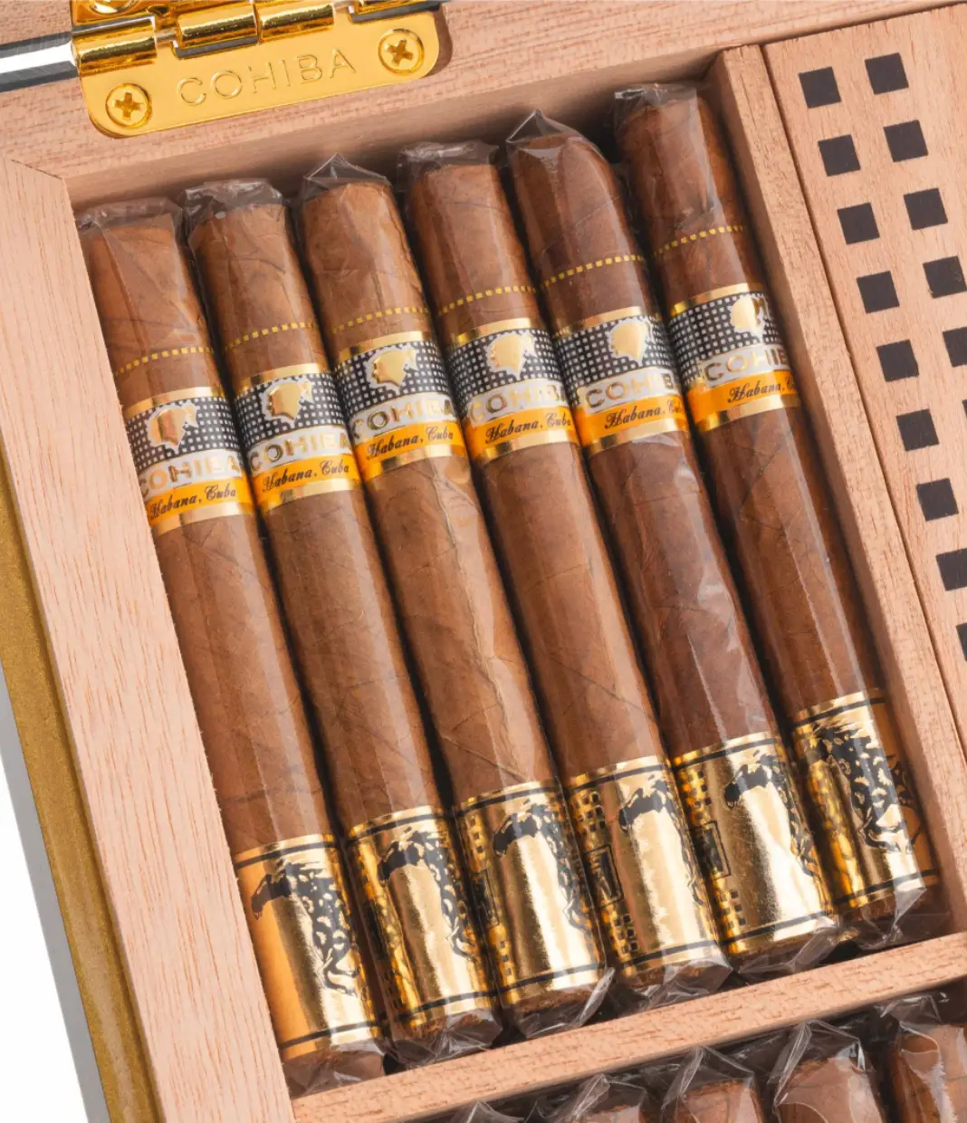 Cohiba Short Year Of The Horse Gold Edition 2026 - Number 0009 Cigar Box View 5 from AuCigars, premium Cuban cigar