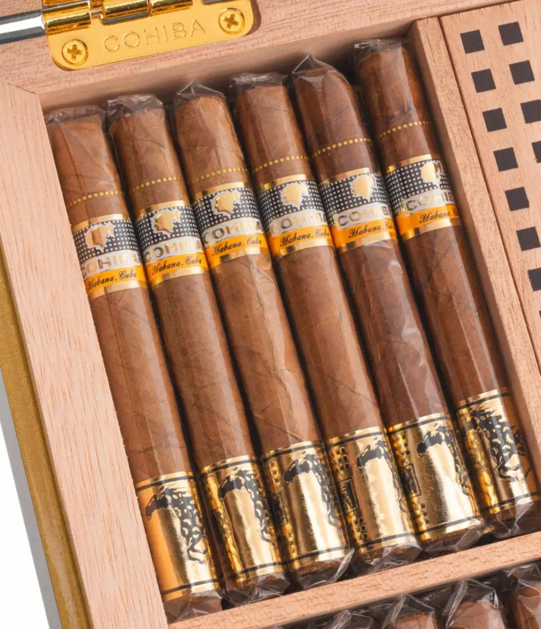 Cohiba Short Year Of The Horse Gold Edition 2026 - Number 0168 Cigar Box View 5 from AuCigars, premium Cuban cigar