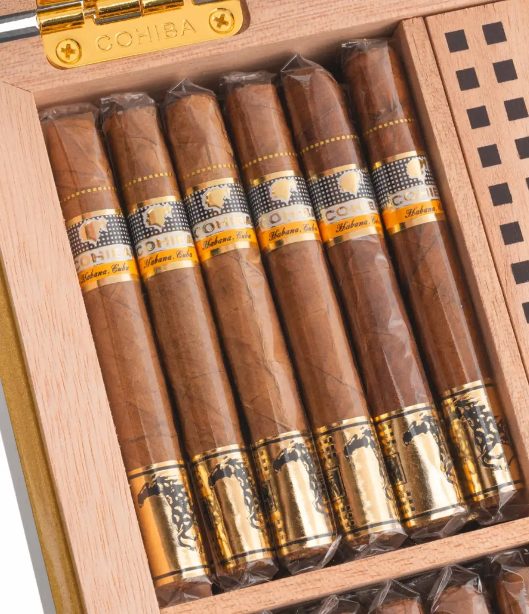 Cohiba Short Year Of The Horse Gold Edition 2026 - Number 0188 Cigar Box View 5 from AuCigars, premium Cuban cigar