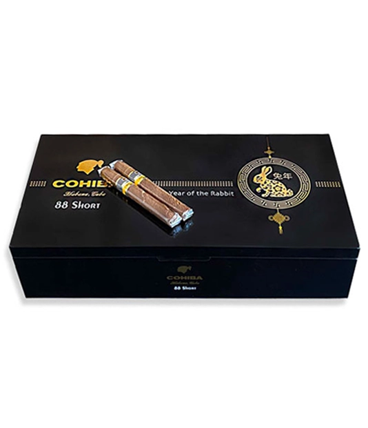 Cohiba Short Year Of The Rabbit Cigar Box of 88 close-up from AuCigars, premium Cuban cigar