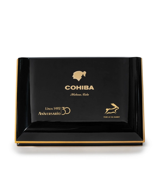 Cohiba Siglo De Oro Year Of The Rabbit 2023 Cigar Box of 18 close-up from AuCigars, premium Cuban cigar