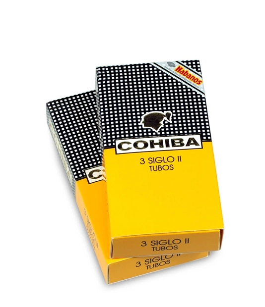 Cohiba Siglo II A/T Cigar Box of 15 close-up from AuCigars, premium Cuban cigar