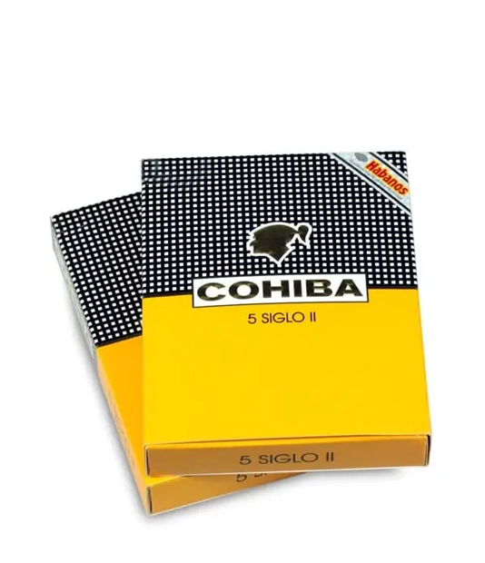 Cohiba Siglo II C/P Cigar Box of 25 close-up from AuCigars, premium Cuban cigar
