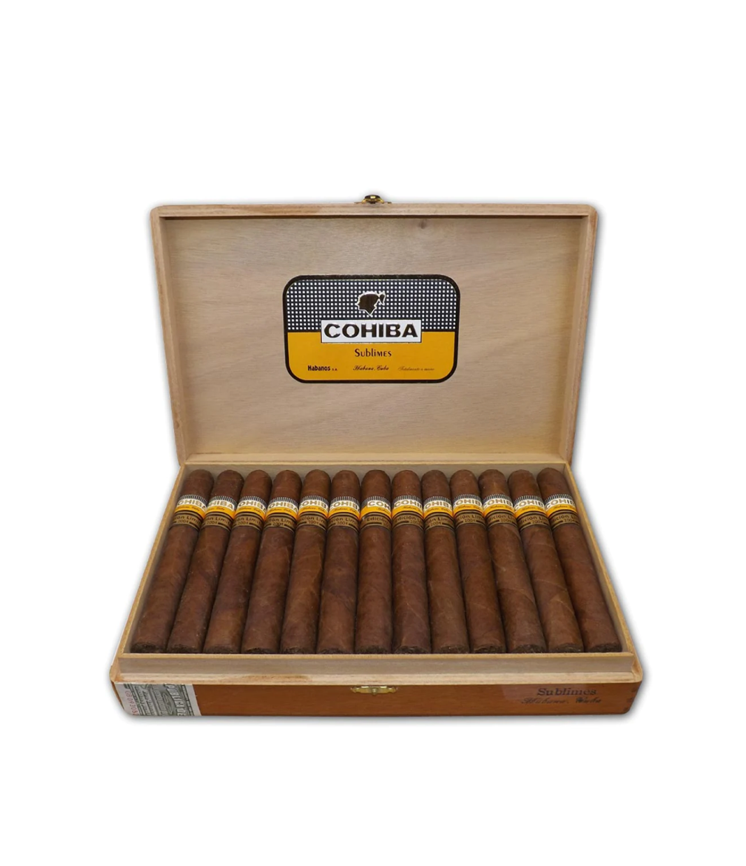 Cohiba Sublimes Edicion Limitada 2004 Cigar Box of 25 close-up from AuCigars, premium Cuban cigar