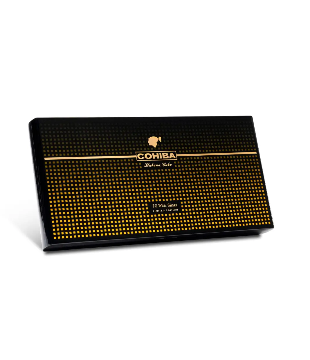 Cohiba Wide Short Humidor 2024 Limited Edition Special Number 01888 Cigar Box View 2 from AuCigars, premium Cuban cigar