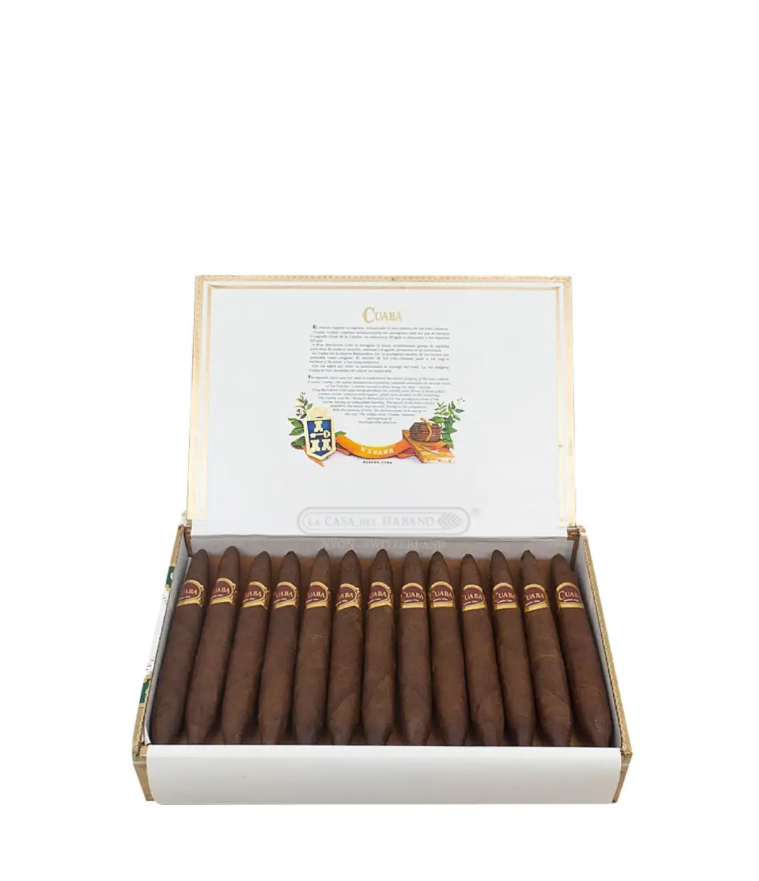 Cuaba Exclusivos Cigar Box View 2 from AuCigars, premium Cuban cigar