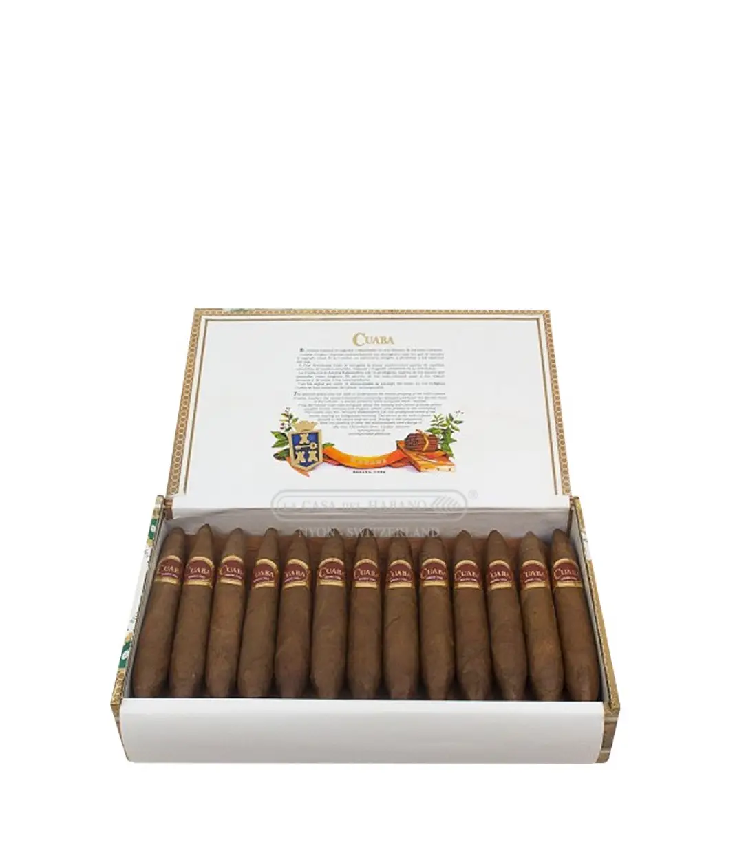 Cuaba Tradicionales Cigar Box View 2 from AuCigars, premium Cuban cigar