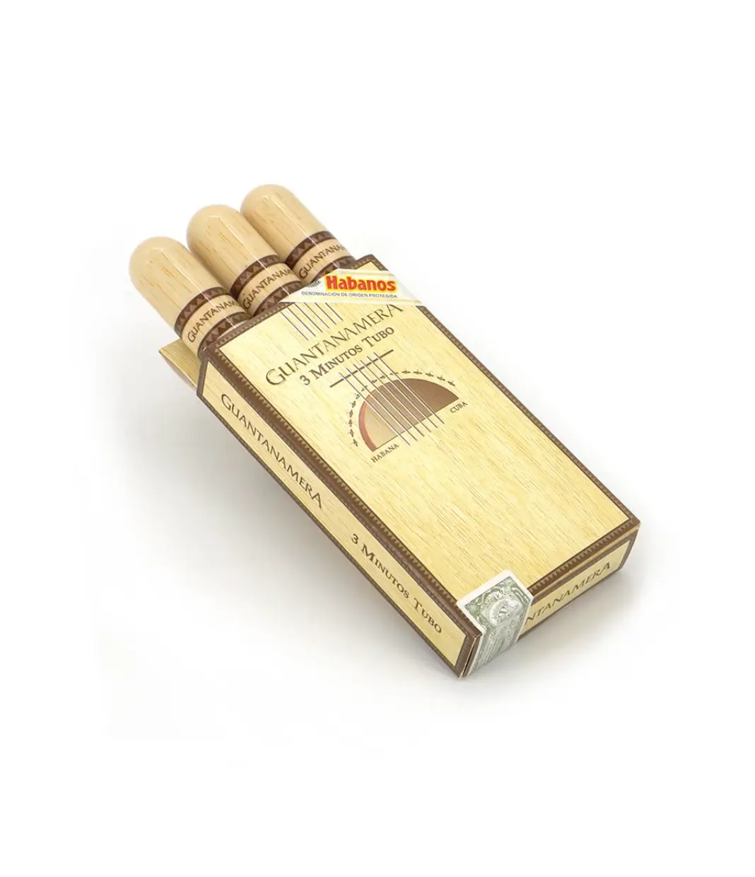 Guantanamera Minutos Tubo Cigar Box View 3 from AuCigars, premium Cuban cigar