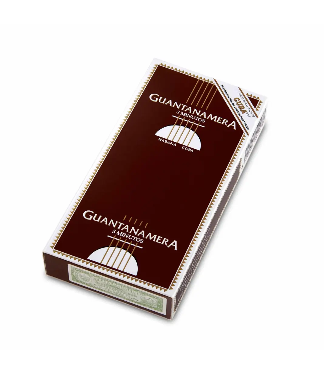 Guantanamera Minutos Cigar Box View 2 from AuCigars, premium Cuban cigar