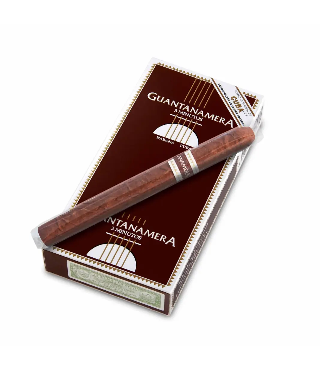Guantanamera Minutos Cigar Box View 3 from AuCigars, premium Cuban cigar