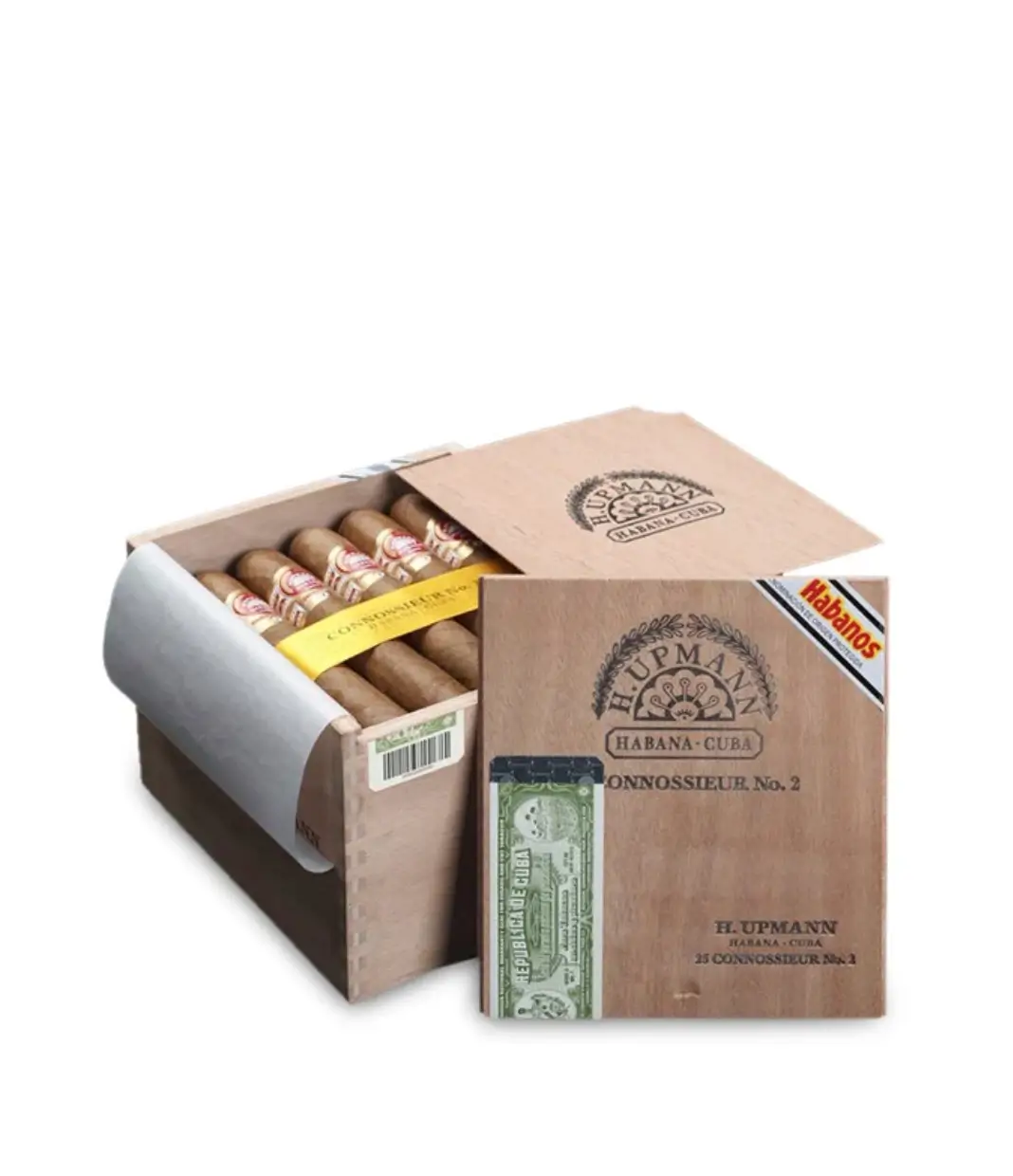 H. Upmann Connossieur No.2 Cigar Box View 2 from AuCigars, premium Cuban cigar