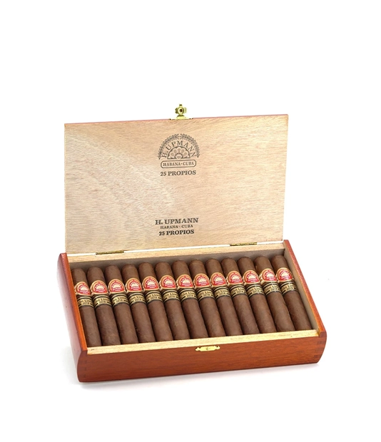 H. Upmann Propios Limited Edition 2018 Cigar Box of 25 close-up from AuCigars, premium Cuban cigar