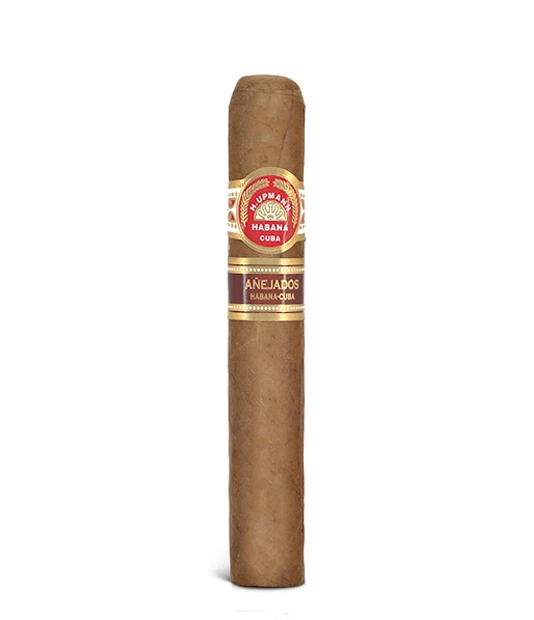 H. Upmann Robusto Anejados 2017 Cigar close-up from AuCigars, premium Cuban cigar