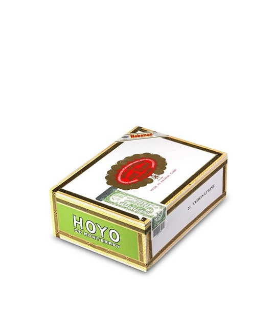 Hoyo De Monterrey Coronations A/T Cigar Box of 25 close-up from AuCigars, premium Cuban cigar