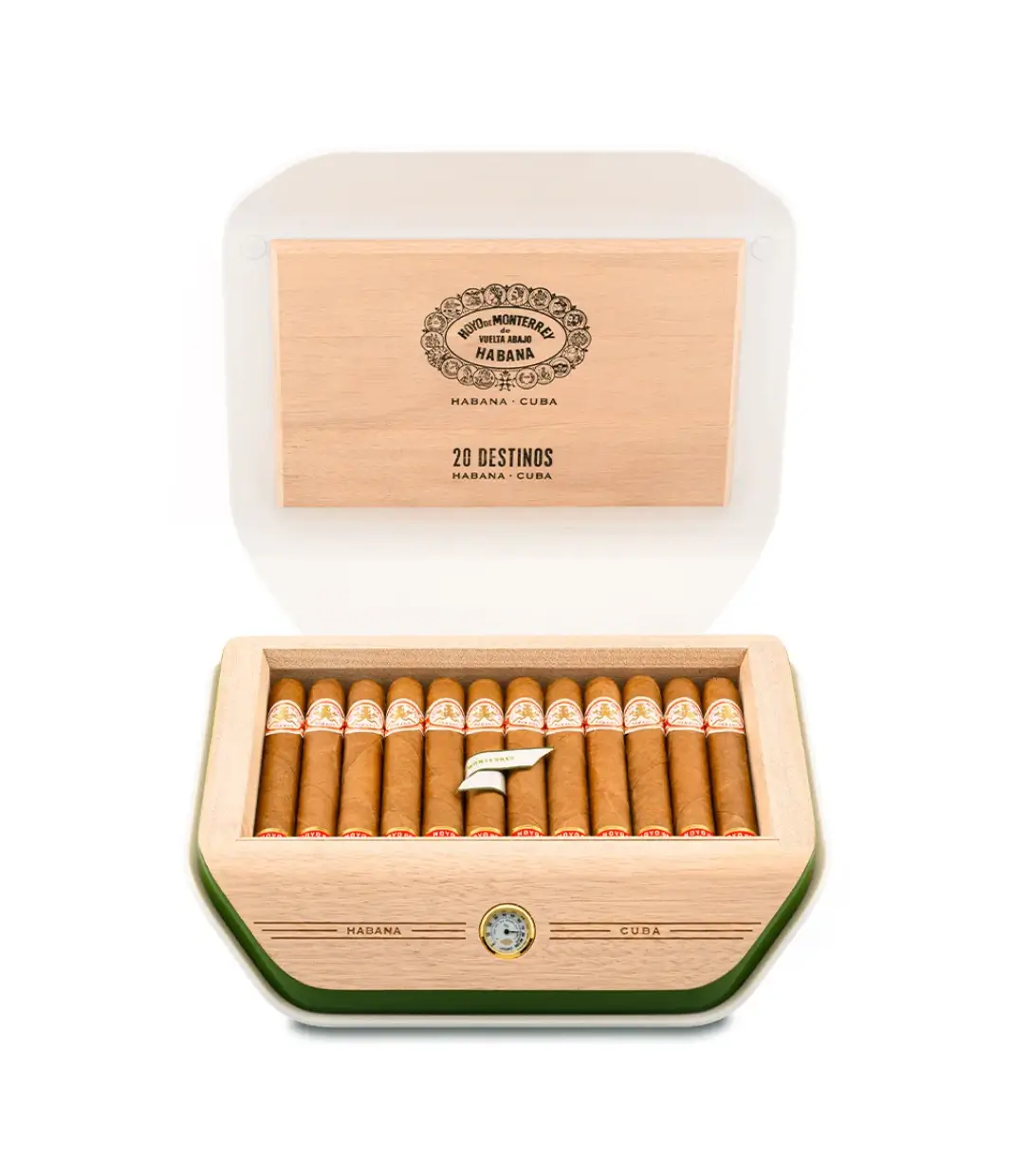 Hoyo De Monterrey Destinos Travel Humidor Cigar Box View 2 from AuCigars, premium Cuban cigar