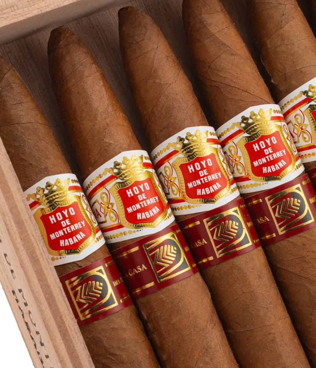 Hoyo de Monterrey Elegantes LCDH Cigar Box View 2 from AuCigars, premium Cuban cigar