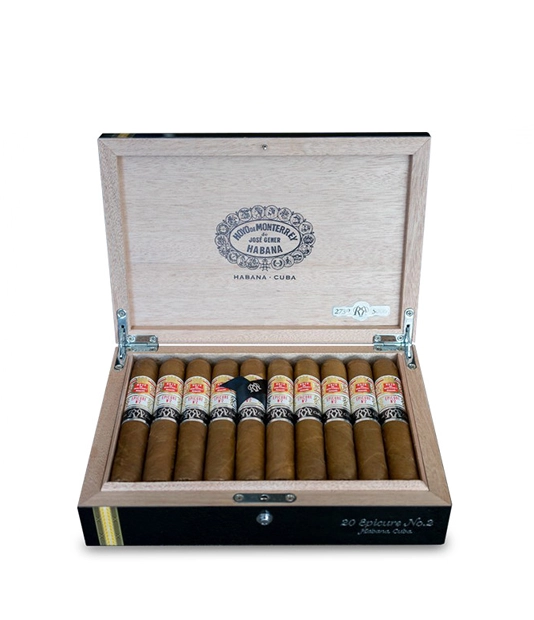 Hoyo De Monterrey Epicure No.2 Reserva 2012 Cigar Box of 20 close-up from AuCigars, premium Cuban cigar