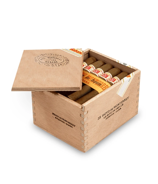 Hoyo De Monterrey Le Hoyo Du Depute Cigar Box of 25 close-up from AuCigars, premium Cuban cigar